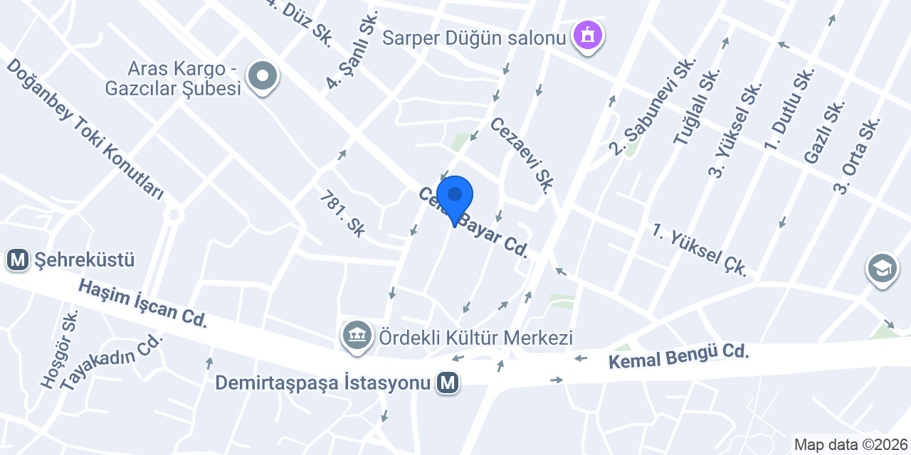 Zından Apart Bursa konumu