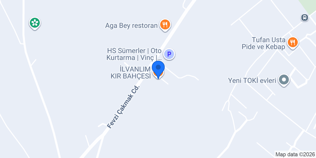 İLVANLIM KIR BAHÇESİ konumu
