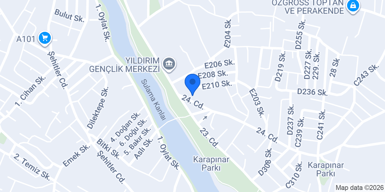 Karapınar İmam Hatip Ortaokulu konumu