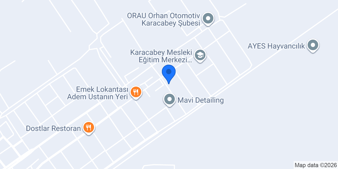 Erdem Oto Karacabey konumu
