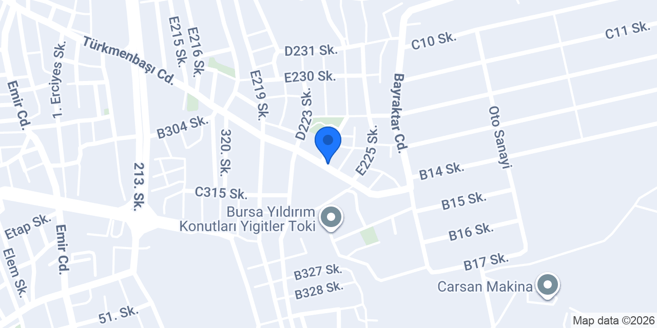 Ustam tuning Bursa konumu