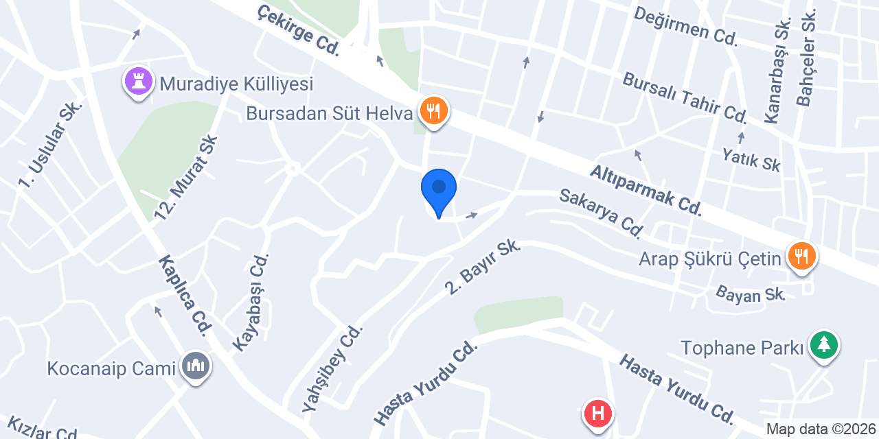 Kayıbeyi Hotel konumu