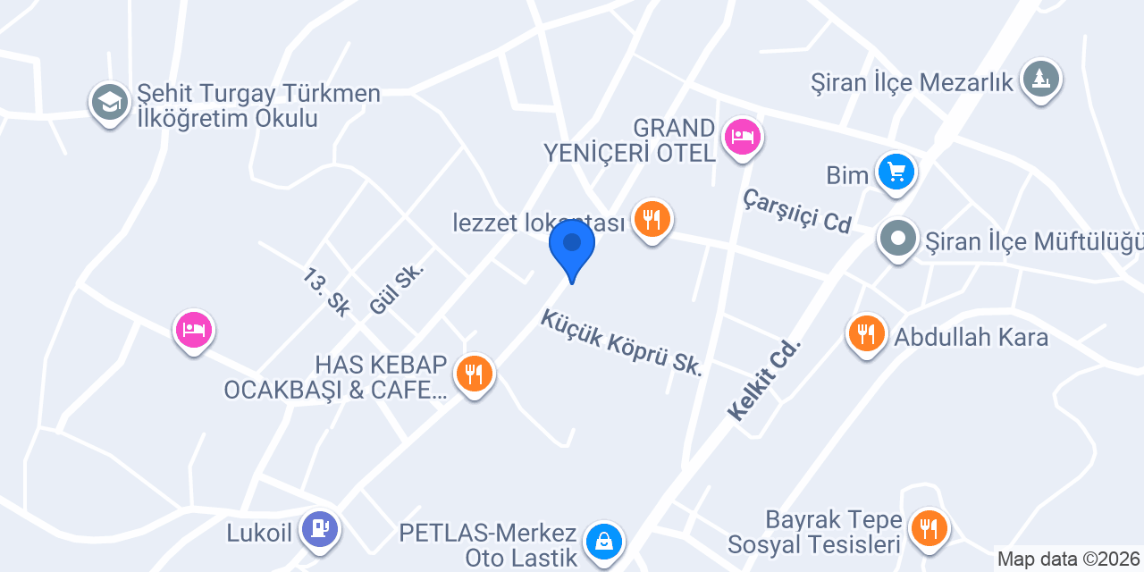 Tadım Lokantası konumu