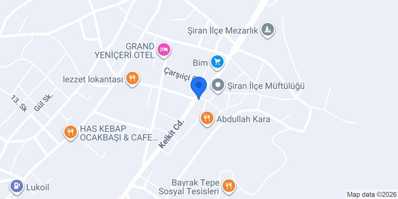 Karaca taksı konumu