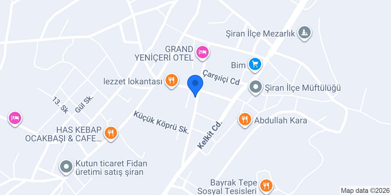 Us'tam Döner konumu