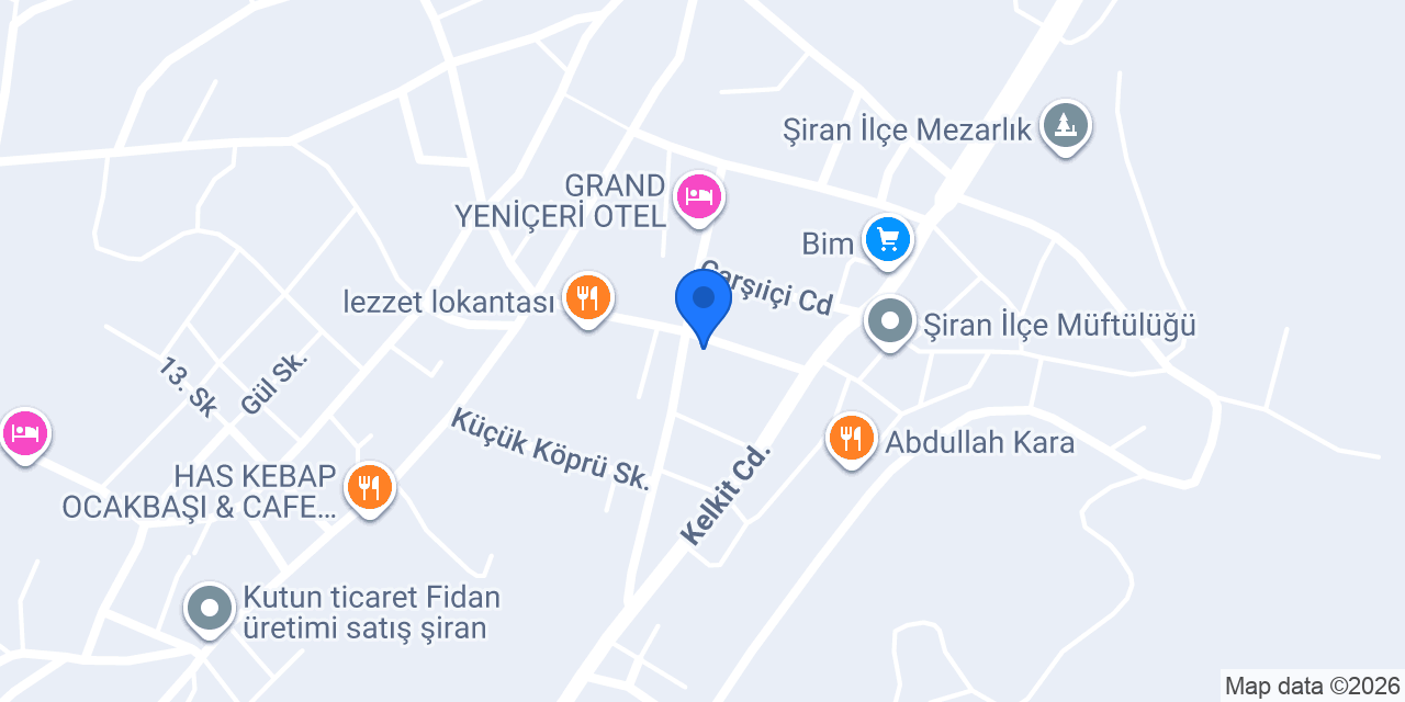 Çelik Market & Tekel konumu