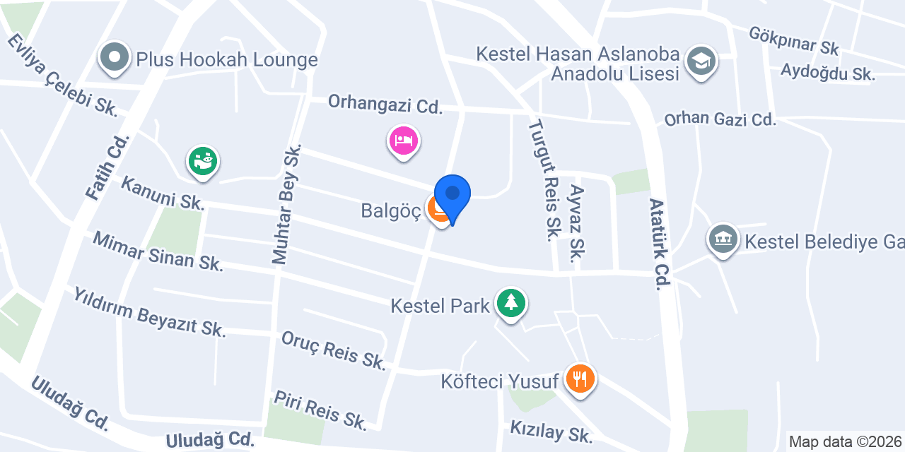 Pizza kaskavalli & Rumeli Kebapçe konumu