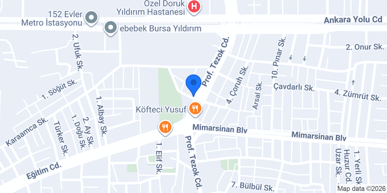 Fakülte Çiçekçilik konumu