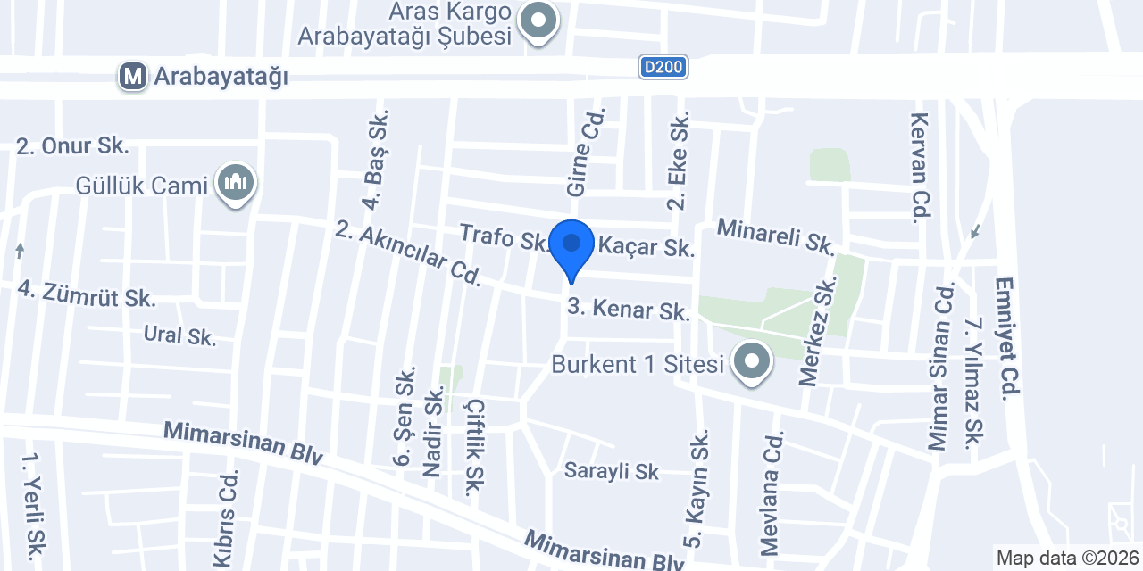Evlen Mobilya konumu