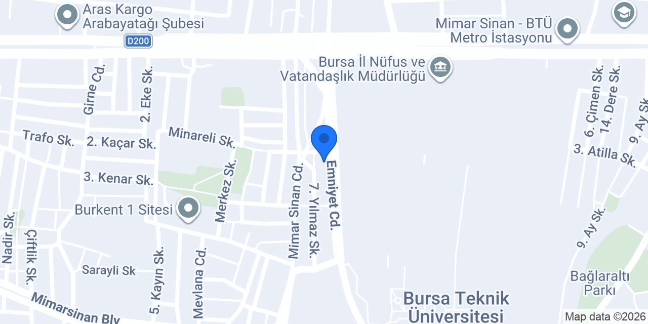 Ece Çiçekçilik konumu