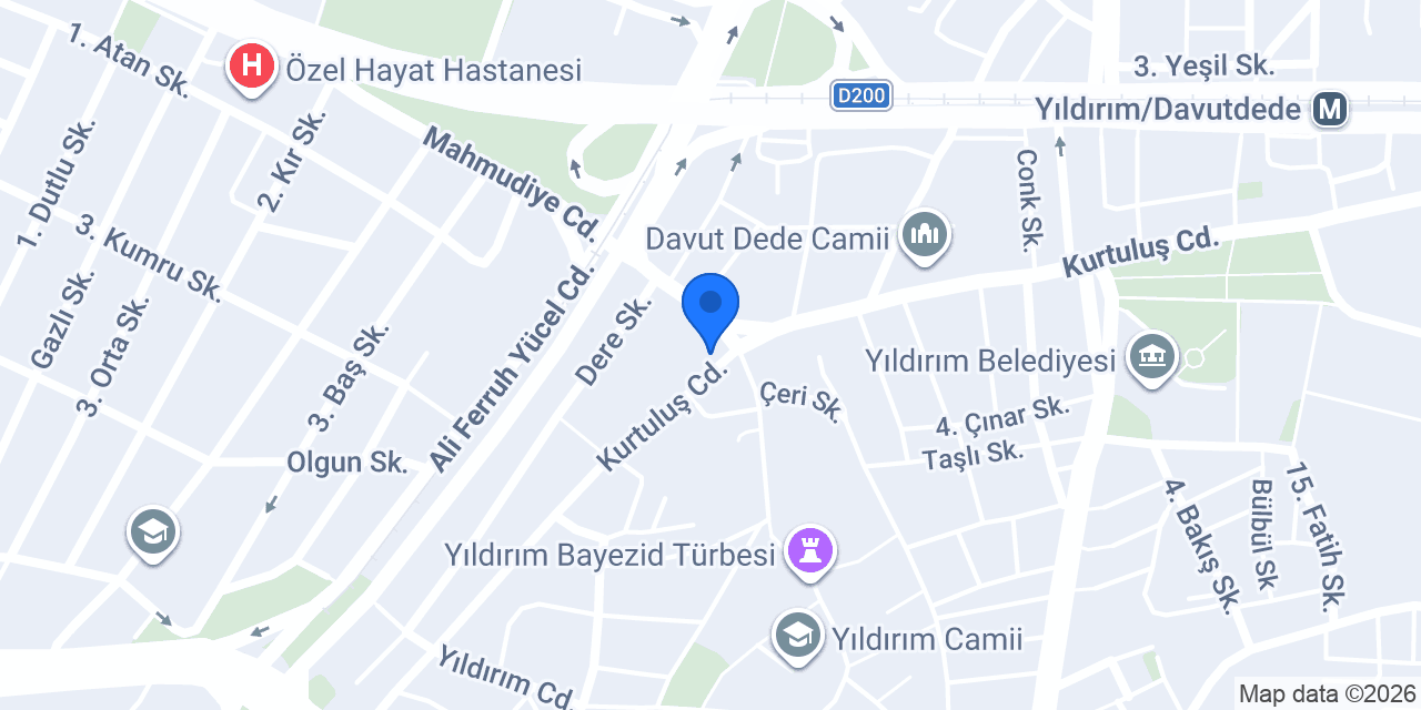 YILDIRIM Çiçektar konumu