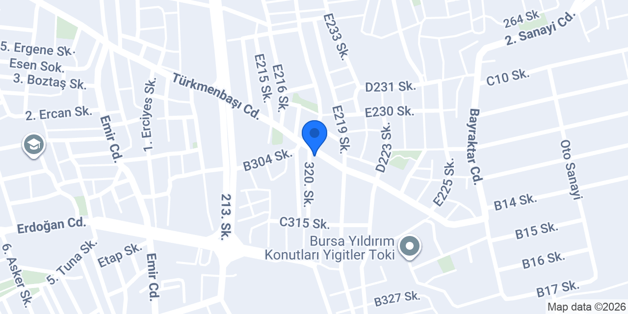 MTJ OTOMOTİV konumu
