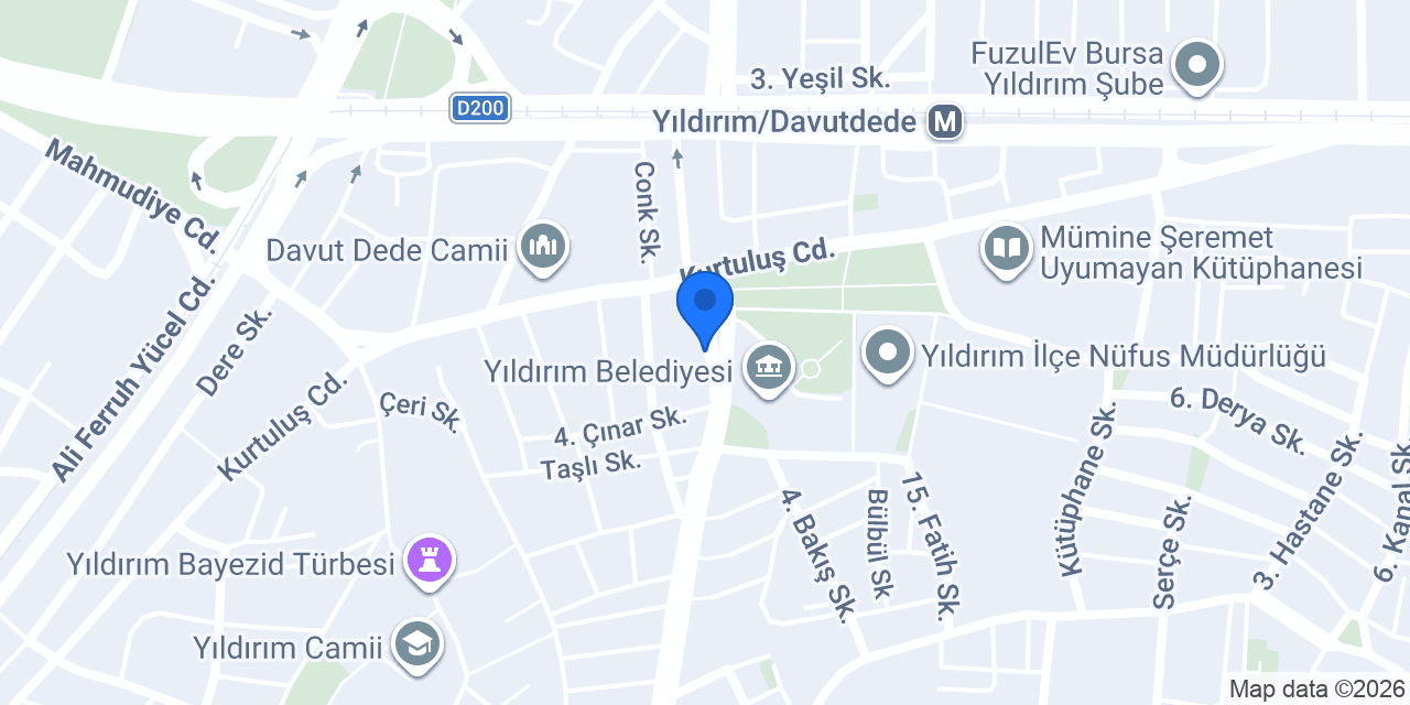 Emre Erkek Kuaförü konumu