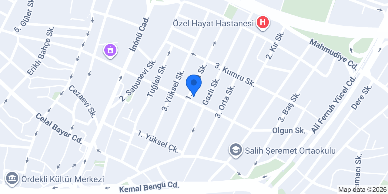 Nova Psikoteknik Değerlendirme Merkezi konumu