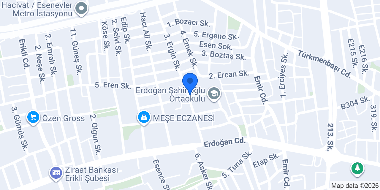 Vera Veteriner Muayenehanesi konumu