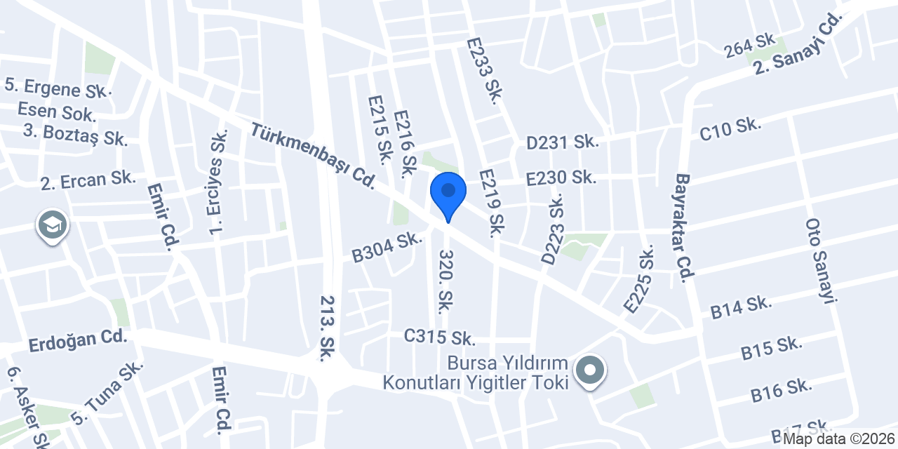 Bursa bizim ızgara konumu