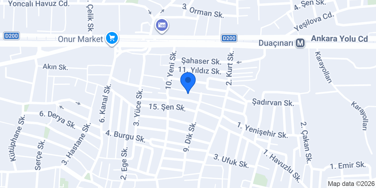 Öznur Eczanesi konumu