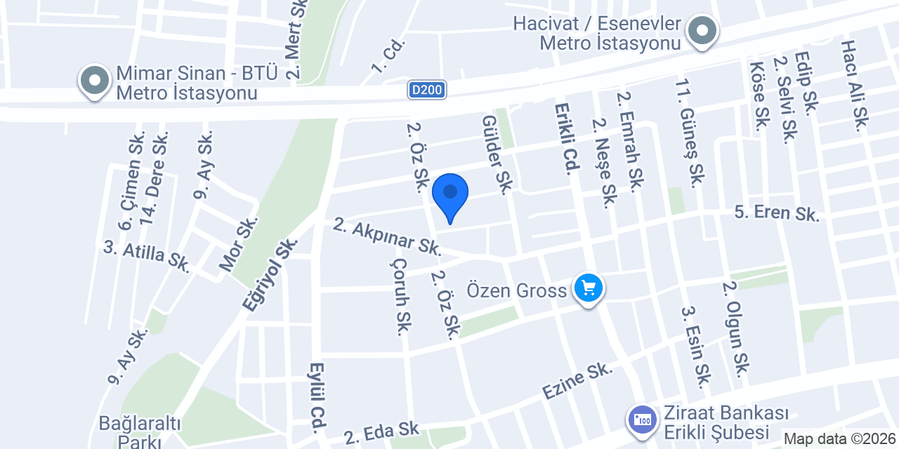 Erikli Nur Medresesi konumu