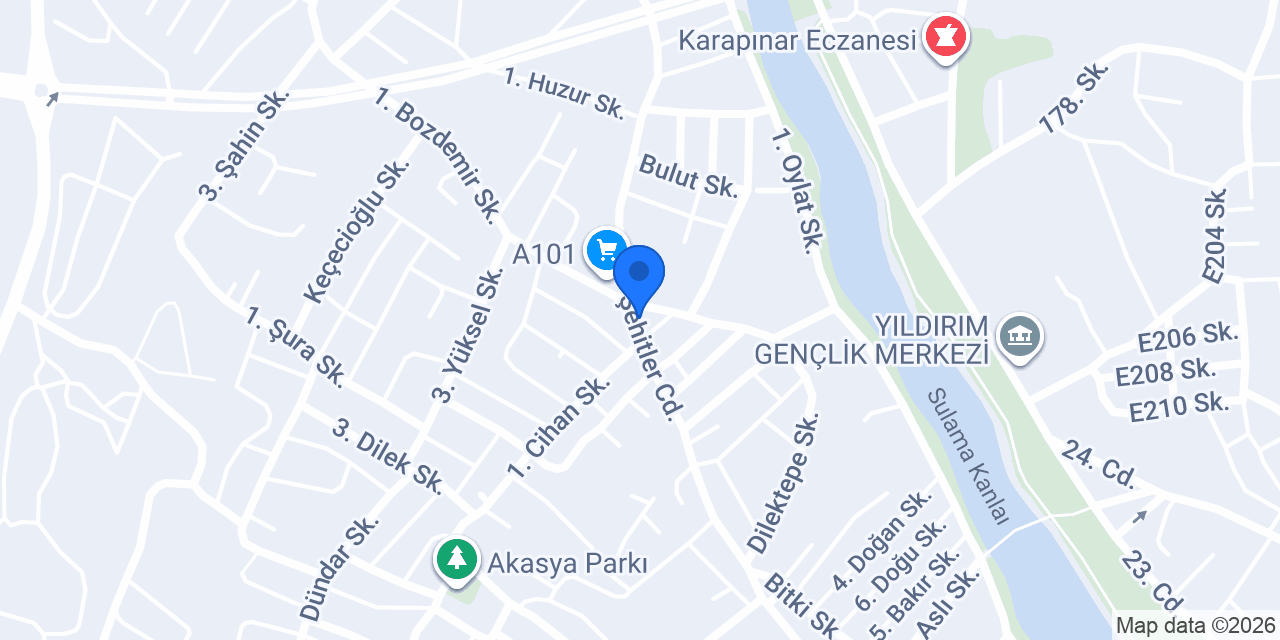 Kuaför Serkan konumu