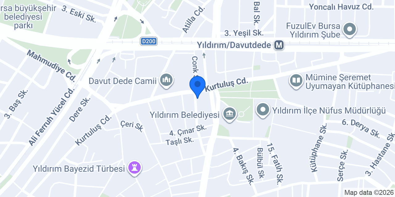 Etilen Kuru Temizleme konumu