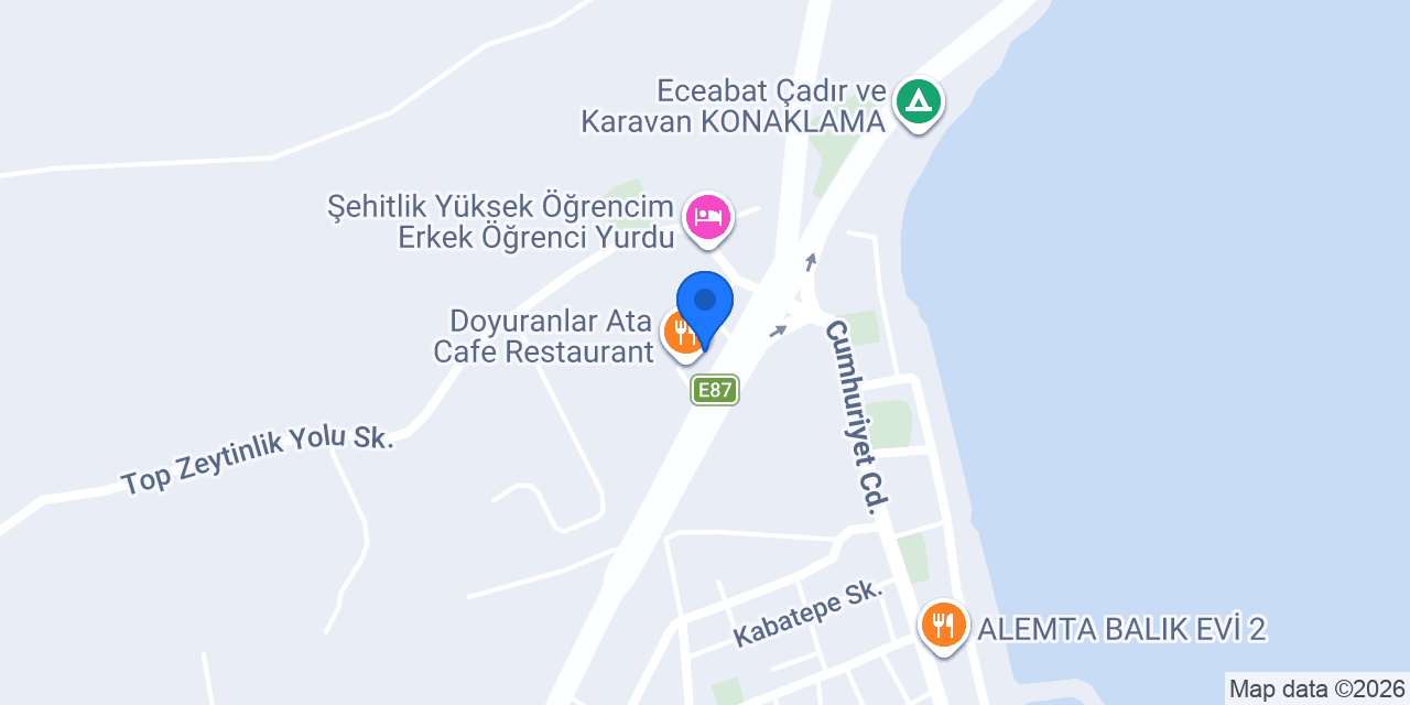 Doyuranlar Ata Hotel konumu