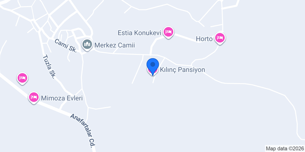 Kılınç Pansiyon konumu