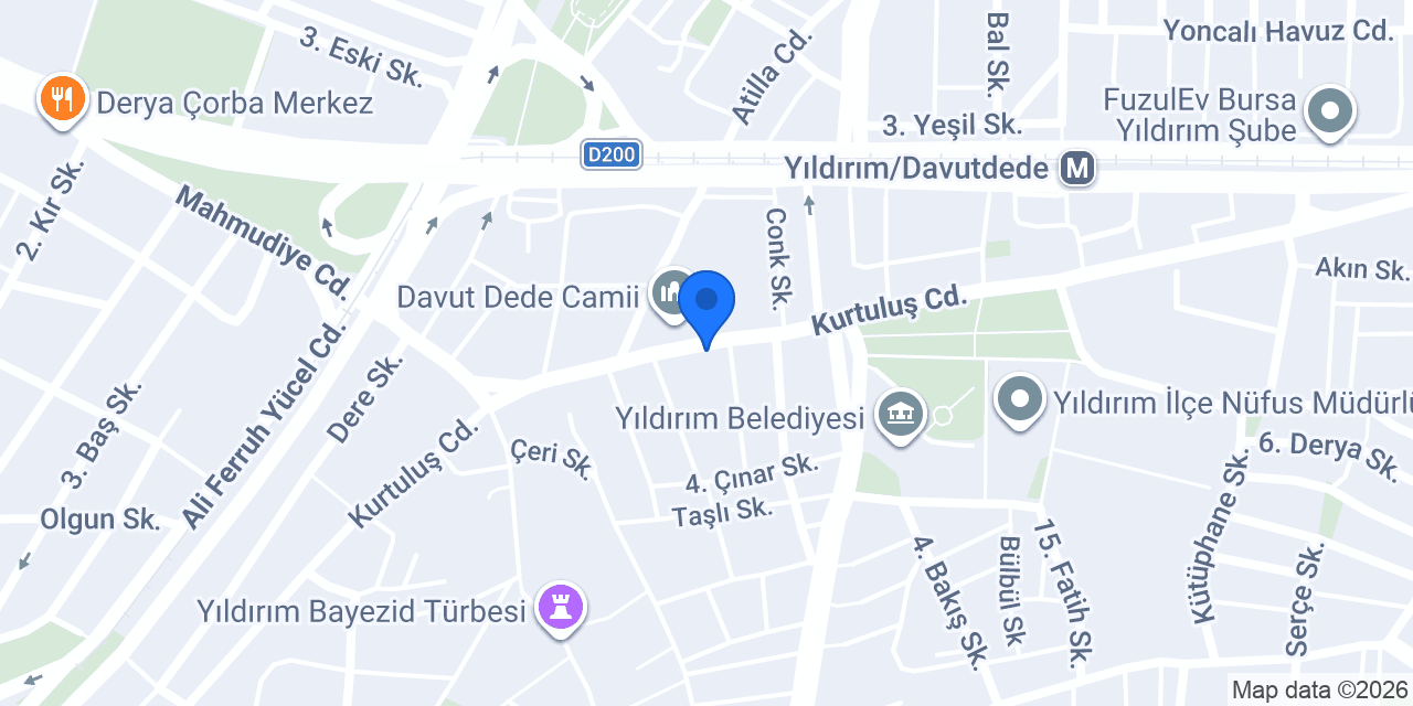 Florya Çiçekçilik San.ve Tic.Ltd.Şti.Bursa konumu