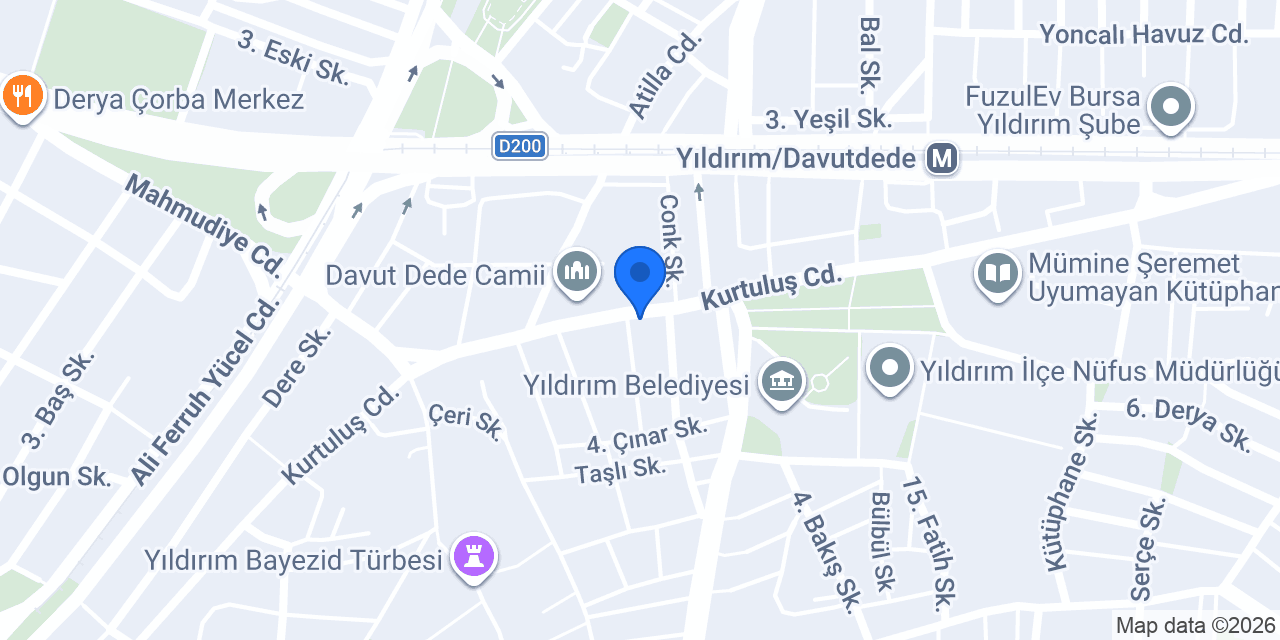 Türkay Döner konumu