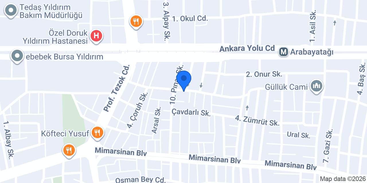 BURSA MOBİLYA MONTAJ KURULUM konumu