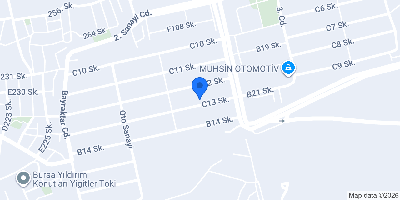ŞENYER OTO BOYA konumu