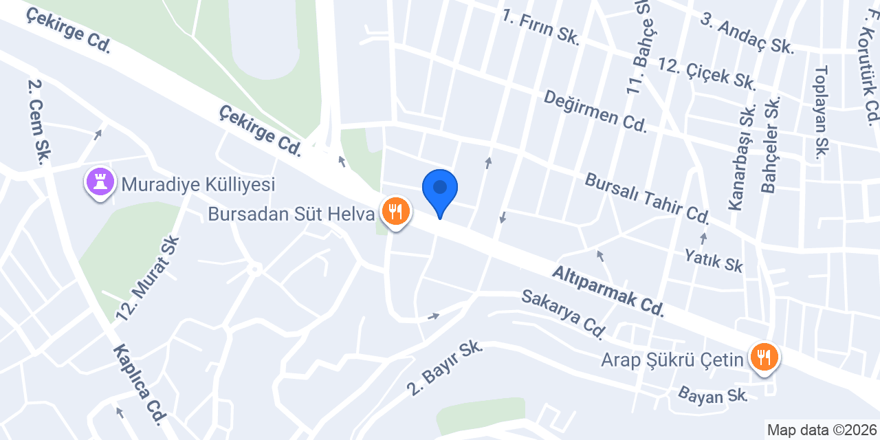 Güngör Çiçekçilik konumu