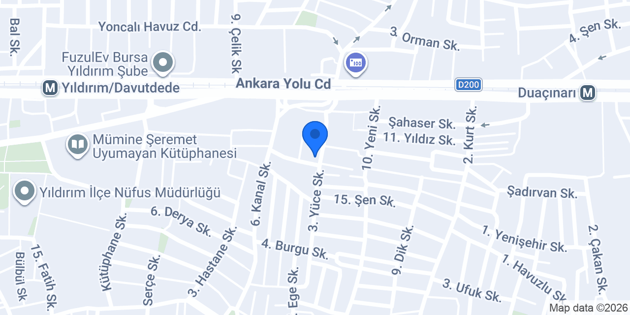 Şükraniye Merkez Dostlar Kıraathanesi konumu
