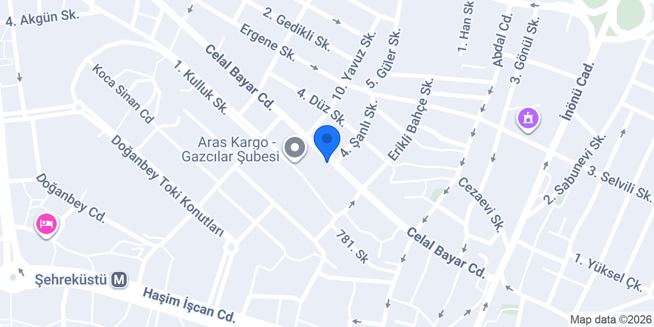 Özbey Yapi Malzemeleri konumu
