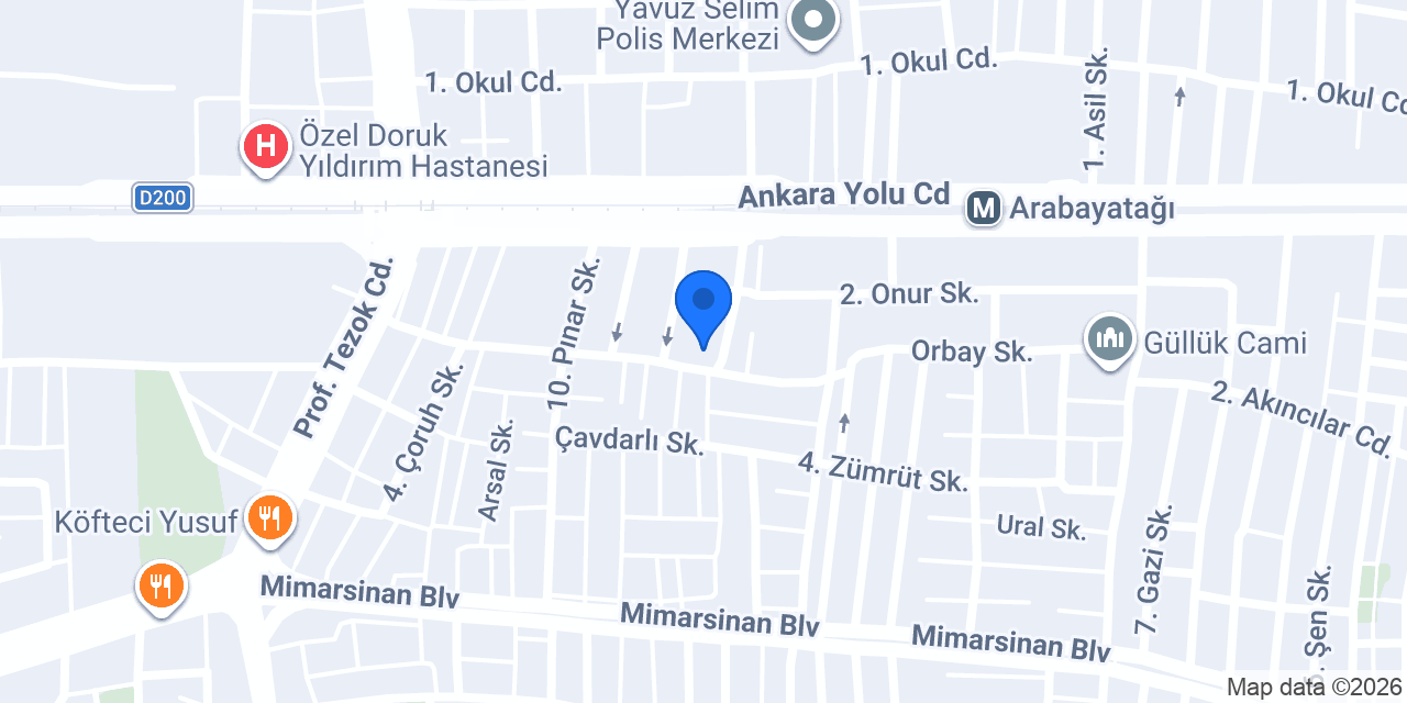 Kashpanya çiçekçilik konumu