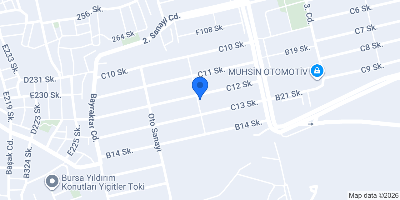 Rüzgar Oto Yedek Parça konumu