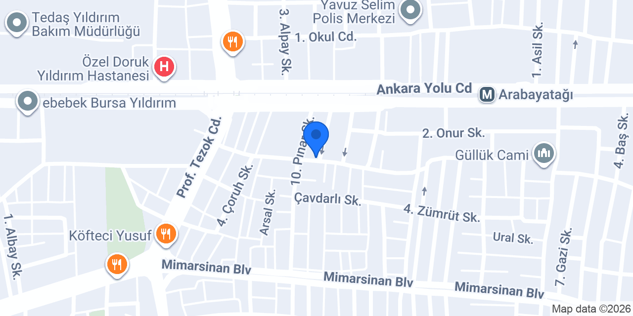 Esra Yapı Market konumu