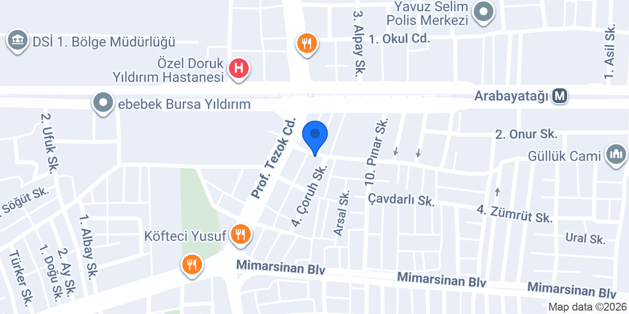 Mina Döner Fast Food konumu