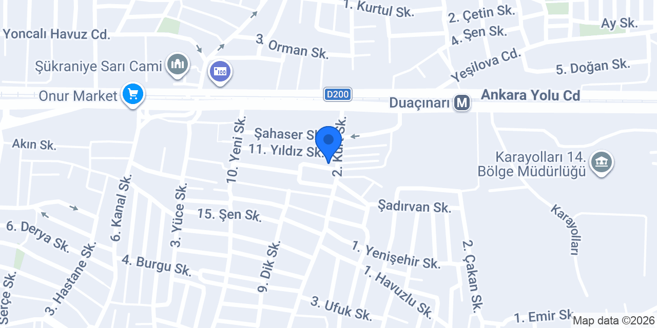 Deniz Erkek Kuaförü konumu