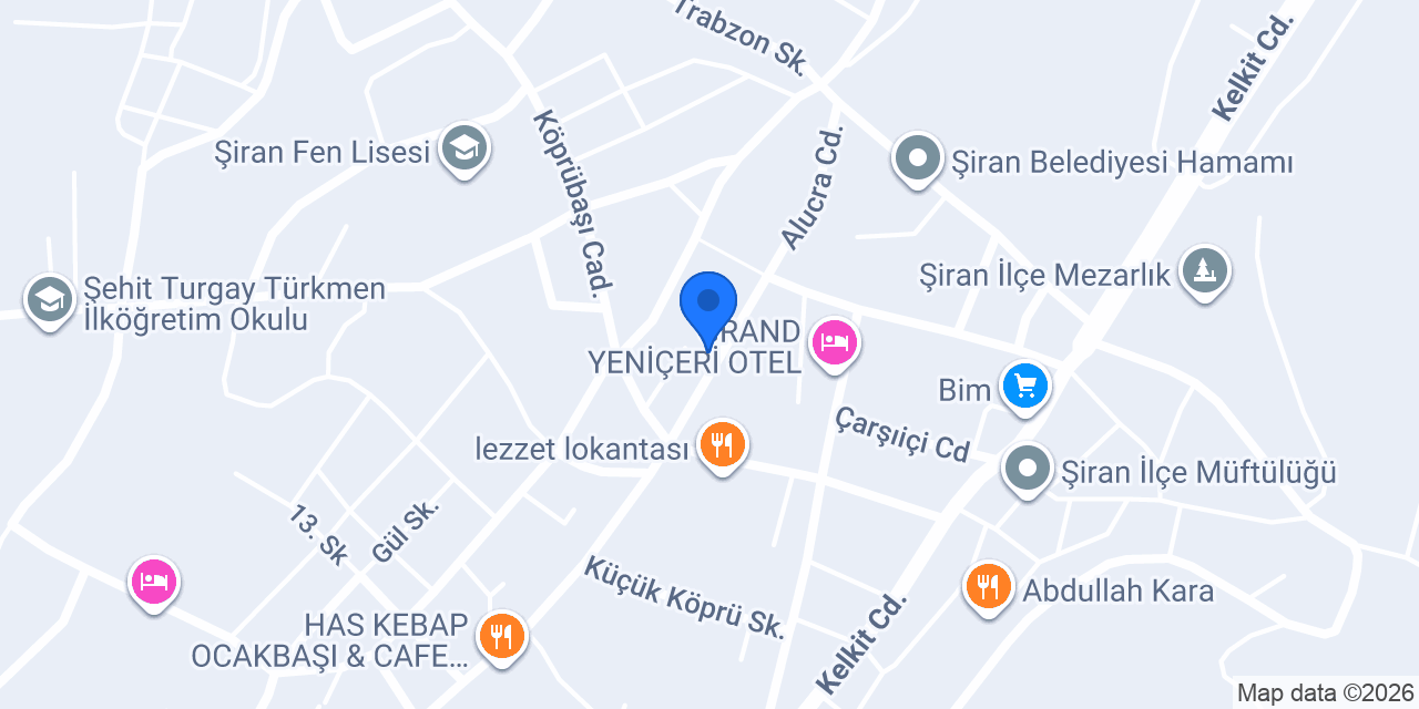EMİR -ET MANGAL konumu