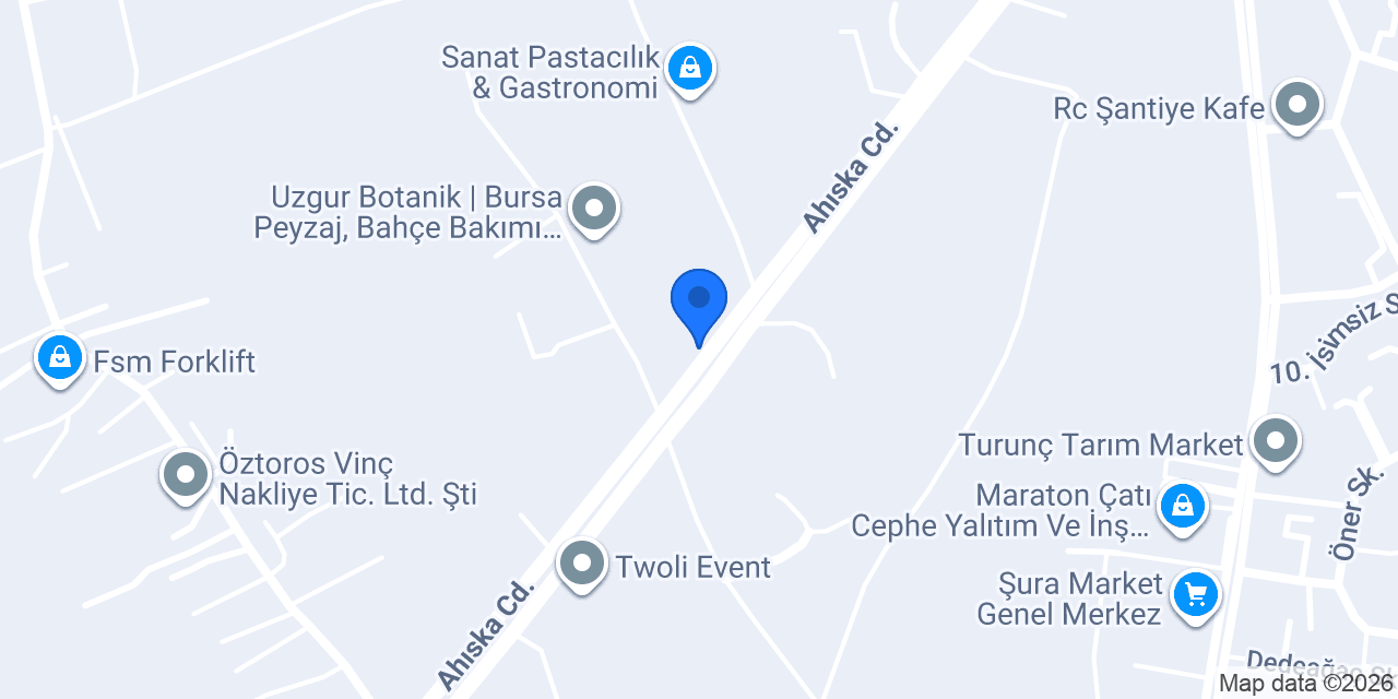 Bursa Botanik | Bilman Peyzaj konumu