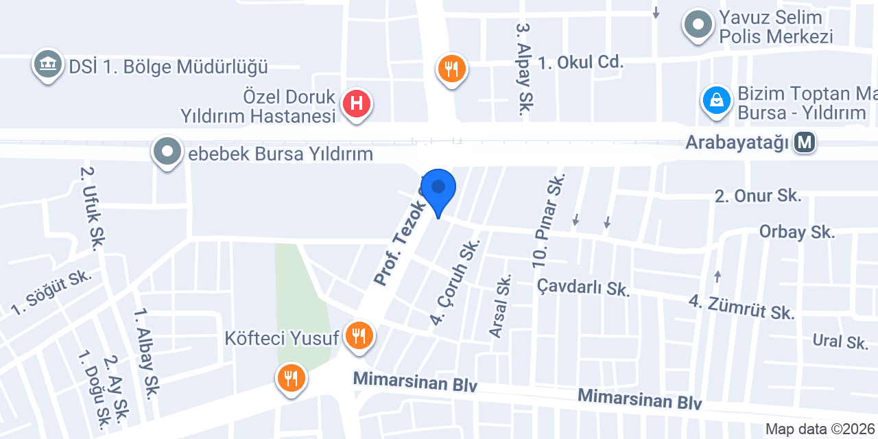 Furkan Eczanesi konumu