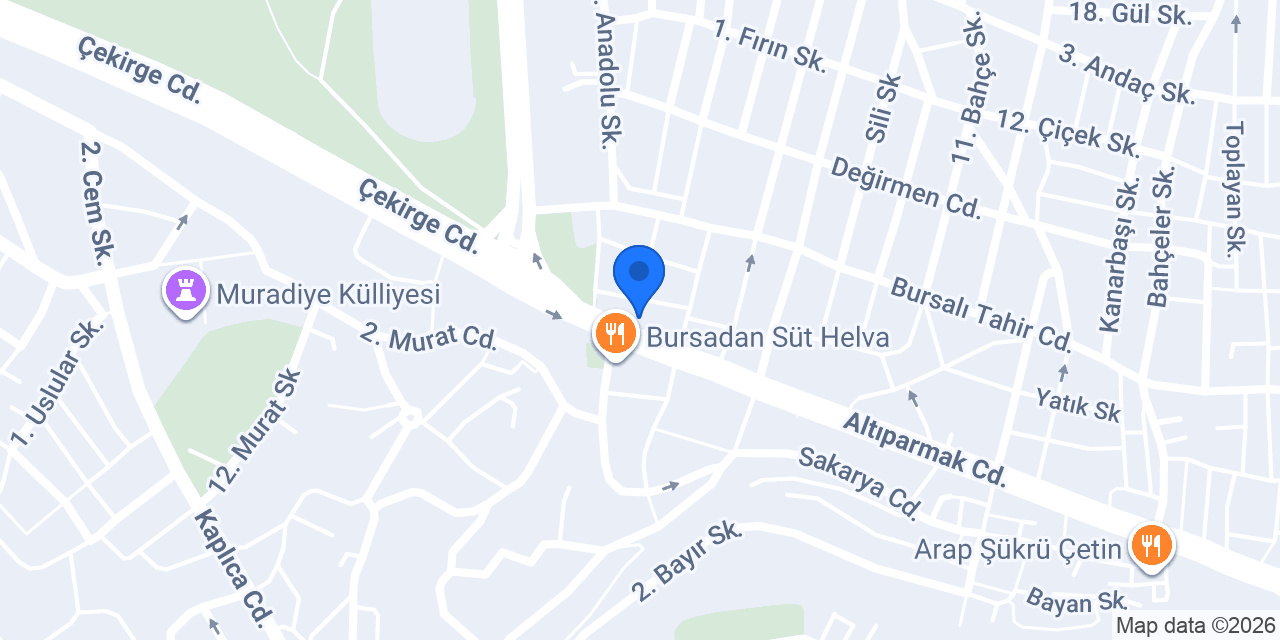 Minece Bursa Masaj Salonu konumu
