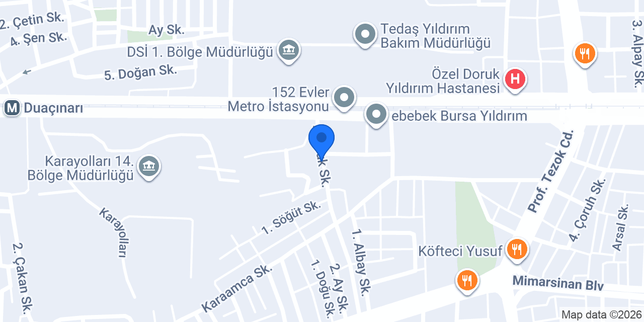 Sevinç Mobilya Ve Aksesuar konumu