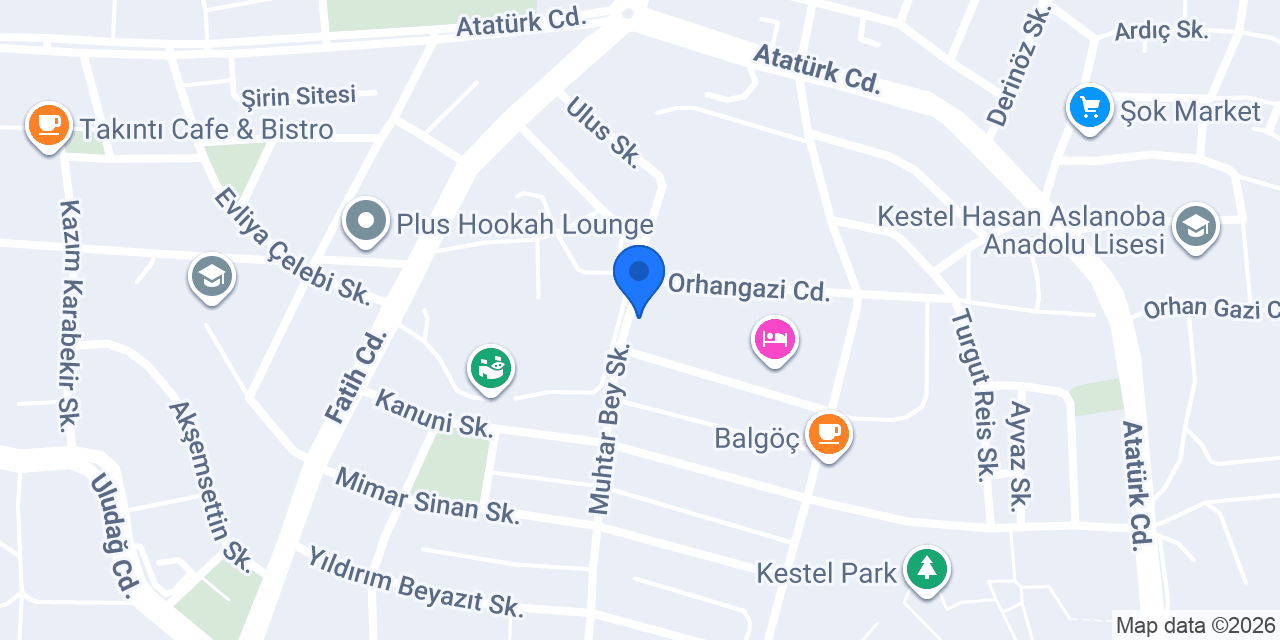 BURSA POMEM PARKUR konumu