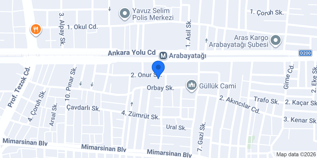 Yıldırım Belediyesi İmam Hatip Ortaokulu konumu