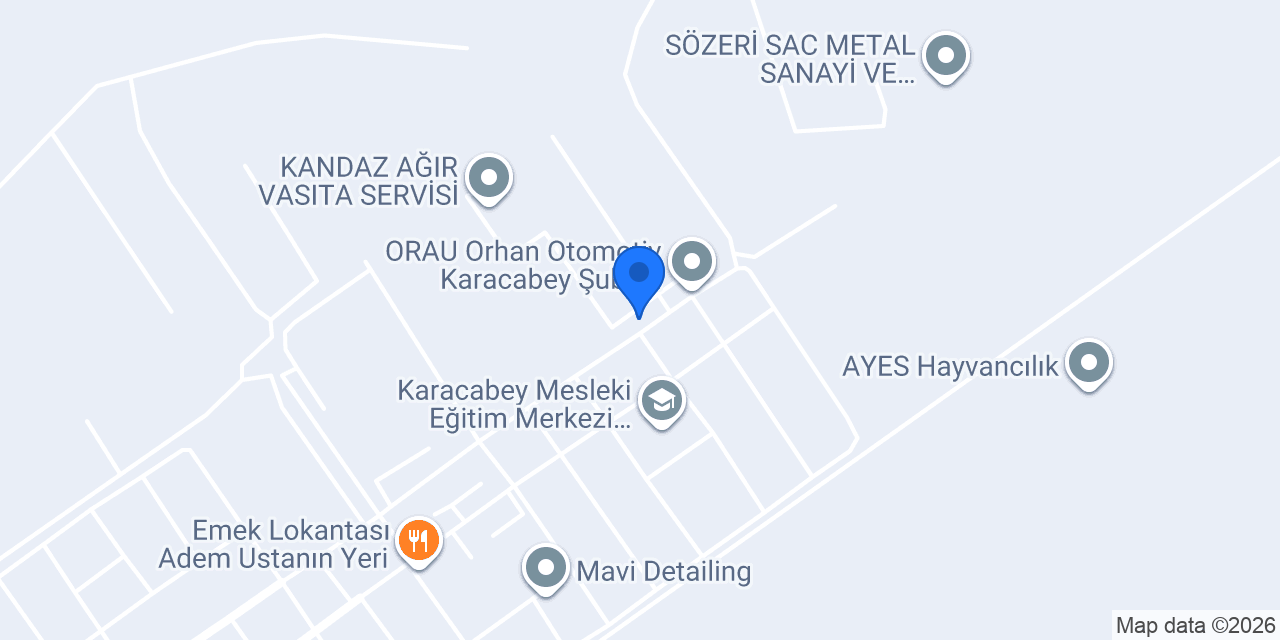 Ormetal Sanayi konumu