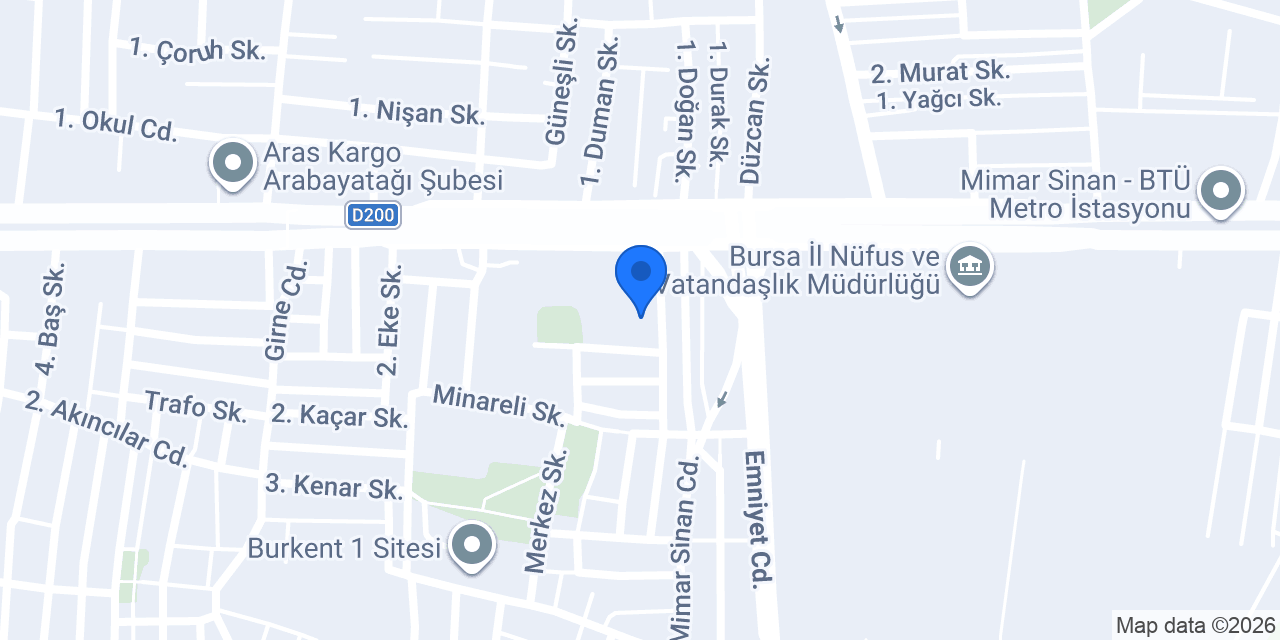 Şehit Öğretmen Kubilay Anadolu Lisesi konumu