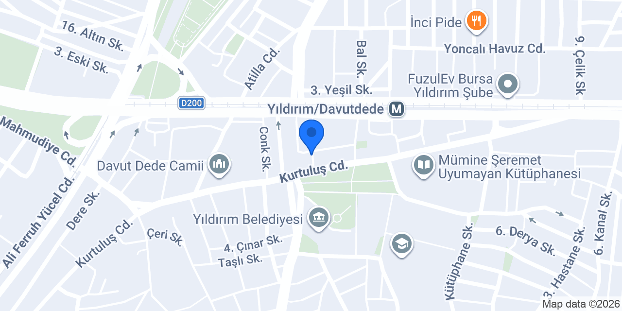 BursaAcilAkü konumu