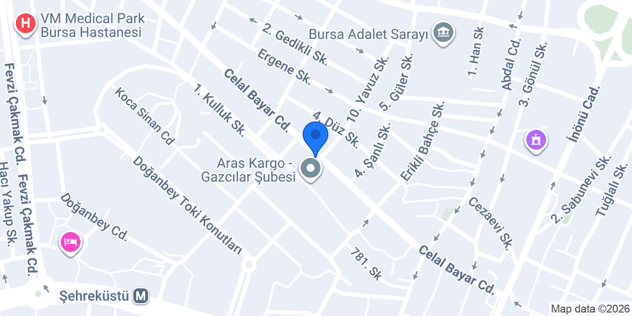 Acar Teknik konumu