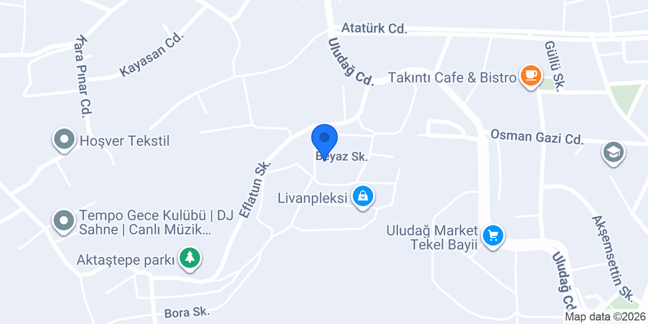 Özen Asansör konumu